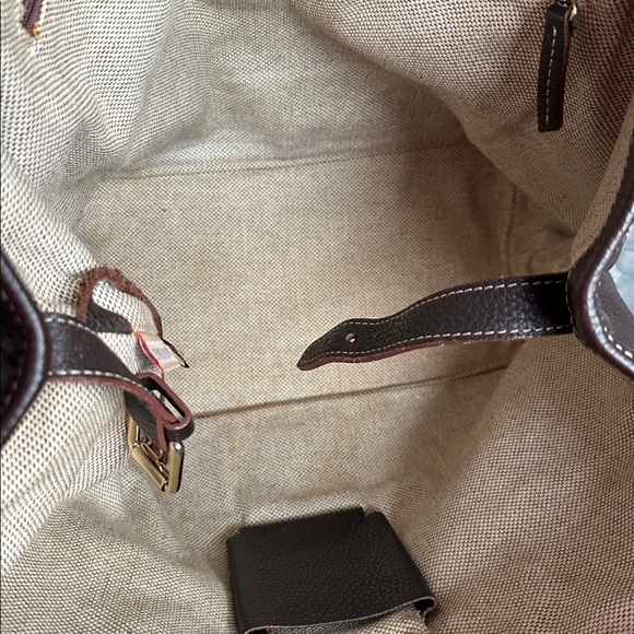 Dooney & Bourke two tone brown Tote bag - Picture 14 of 17